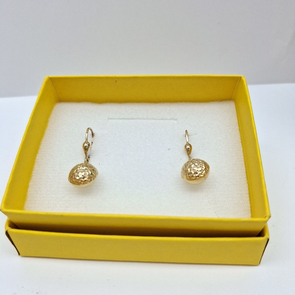ARETES PAR ORO 14 K 2.3 GRMS (SEMINUEVO)
