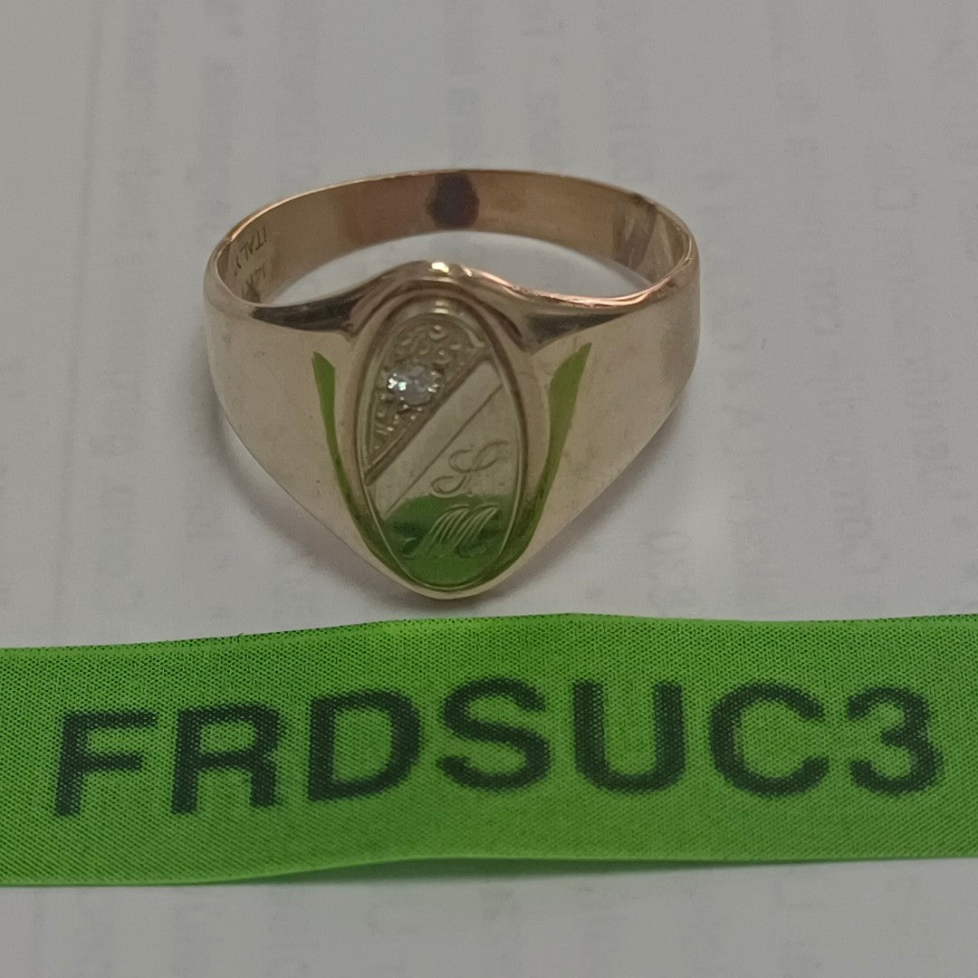 ANILLO ORO 14 K 6 GRMS (SEMINUEVO)