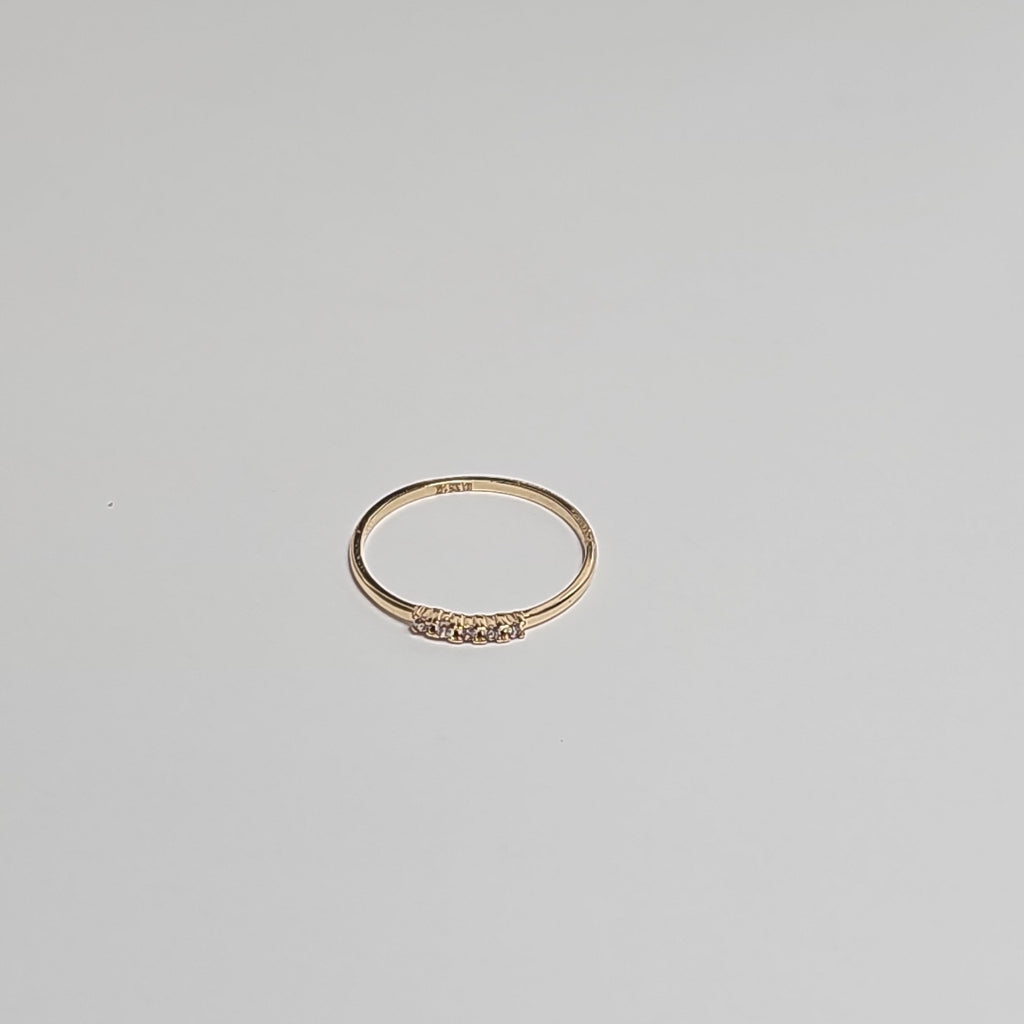 ANILLOS DAMA ORO 14K 0.8 (NUEVO)