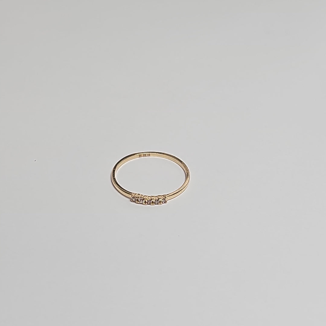 ANILLOS DAMA ORO 14K 0.8 (NUEVO)