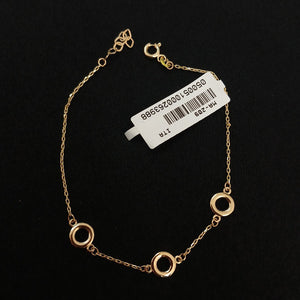 PULSERAS DAMA ORO 14K 1.2 (NUEVO)