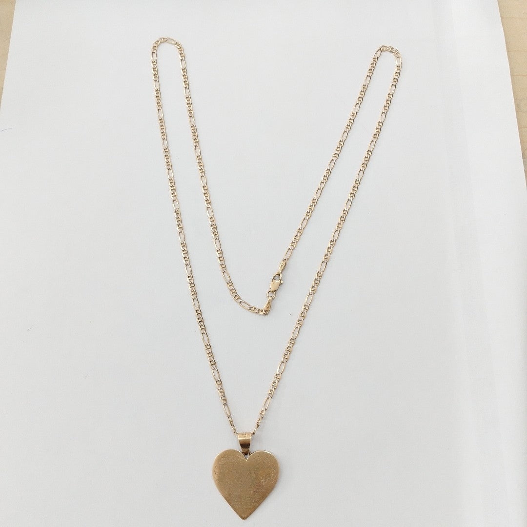 CADENA,DIJE ORO 14 K 9,20 GRMS (SEMINUEVO)