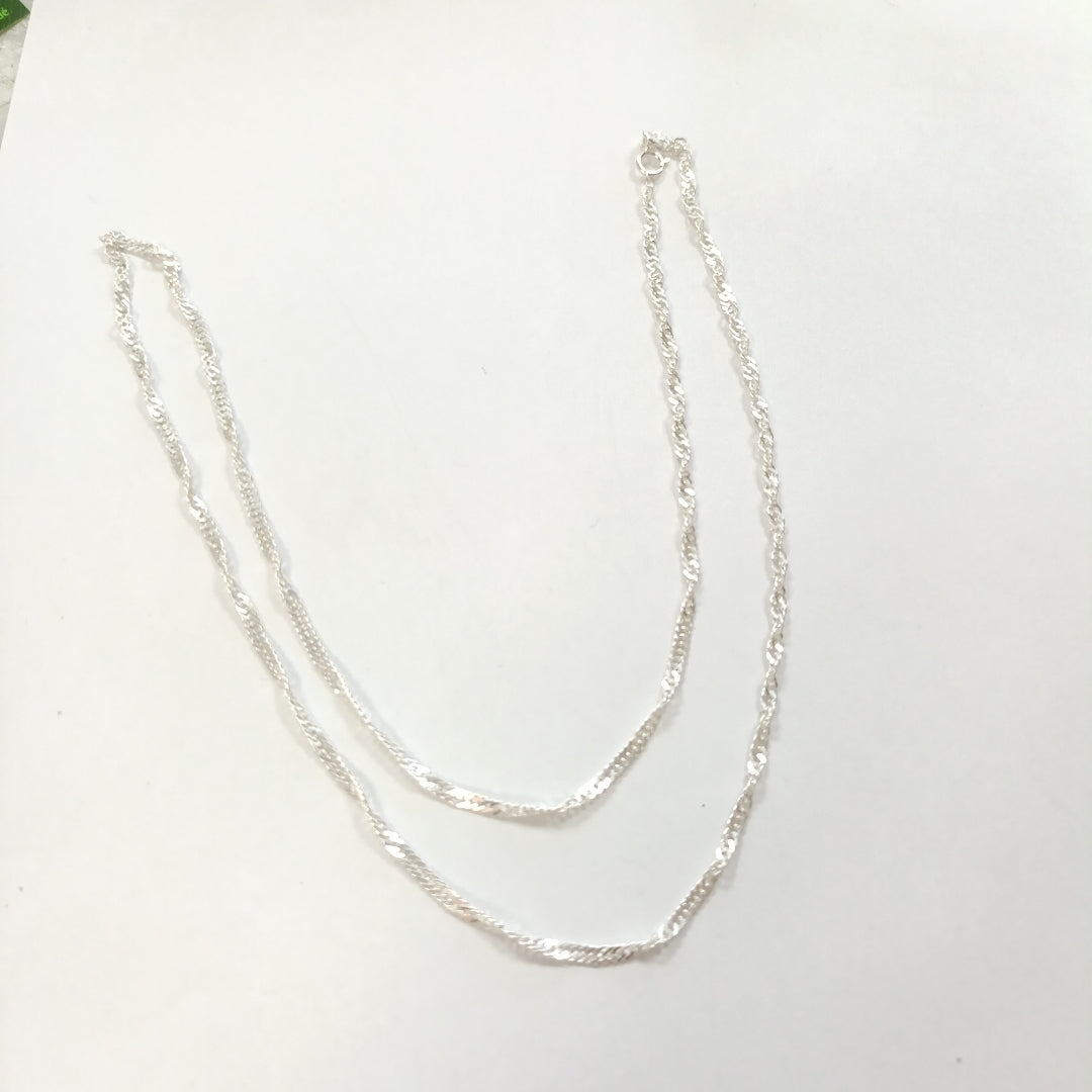 CADENA MEDIO TZL PLATA .925 55 CM 4.12 GR (NUEVO)