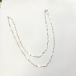 CADENA MEDIO TZL PLATA .925 55 CM 4.12 GR (NUEVO)