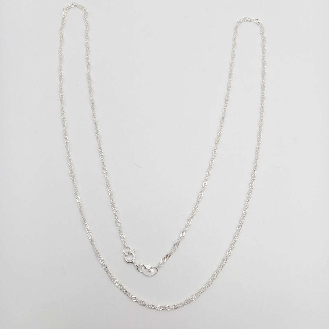 CADENA MEDIO TORZAL PLATA .925 60 CM 2.73 GR (NUEVO)
