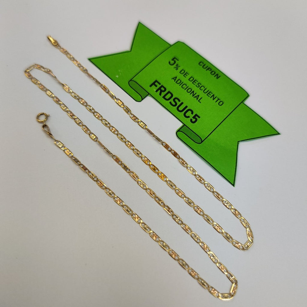 CADENA ORO 14 K 3 GRMS (SEMINUEVO)