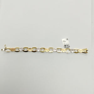 PULSERA ORO, ORO COMBINADO 14 K 13 GRMS (SEMINUEVO)