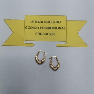 ARETES PAR ORO 14 K 1.1 GRMS (SEMINUEVO)