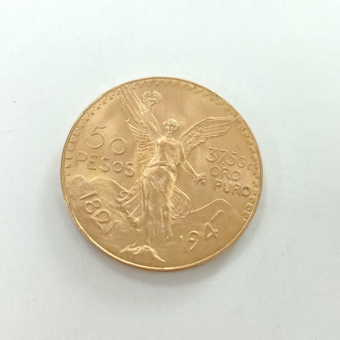 K1 41.6 GRMS 21 K IDENTIFICACIÓN MONEDA NOMINATIVA MONEDAS PESOS 50 PESOS (SEMINUEVO)