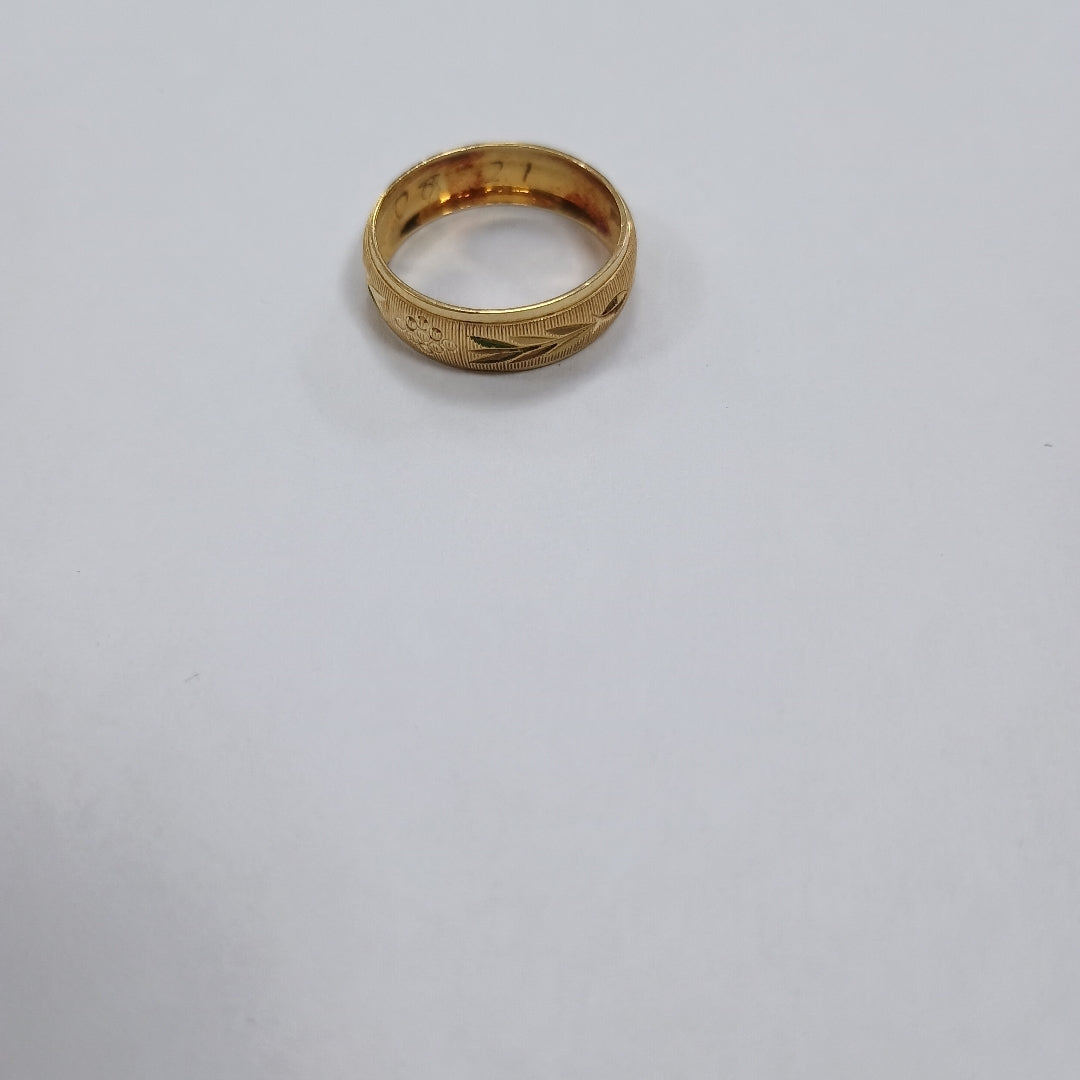 ARGOLLA ORO 10 K 1.9 GRMS (SEMINUEVO)