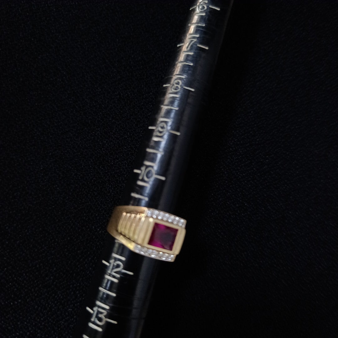 ANILLO ORO 10 K 8 GRMS (SEMINUEVO)