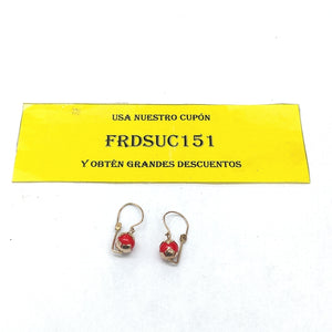 ARETES PAR ORO 8 K 2.6 GRMS (SEMINUEVO)