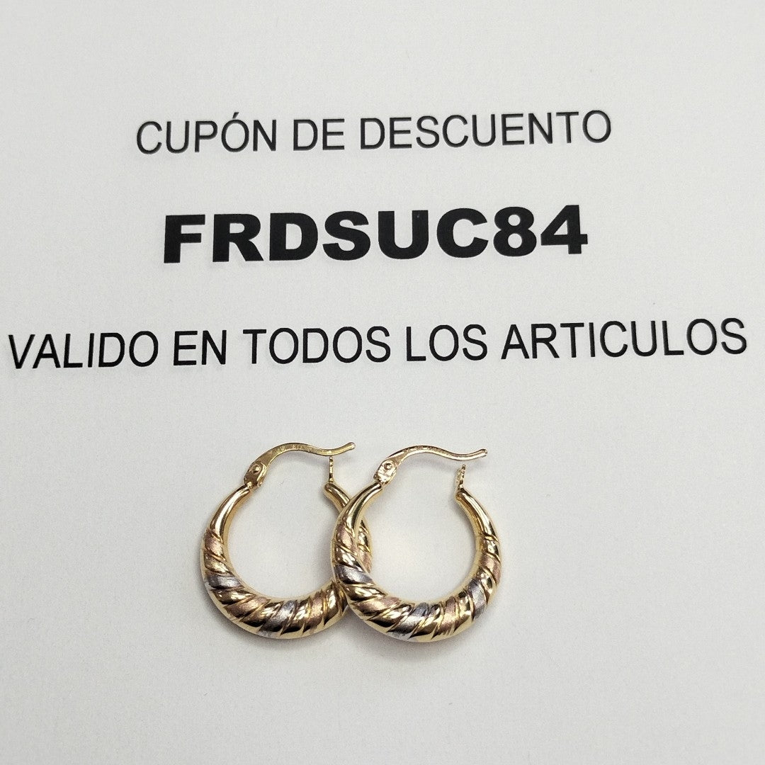 ARRACADAS ORO 14K 1.9 (NUEVO)