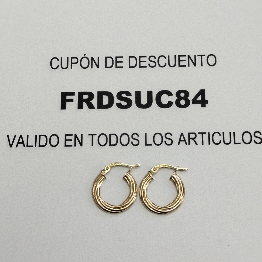 ARRACADAS ORO 14K 1.2 (NUEVO)