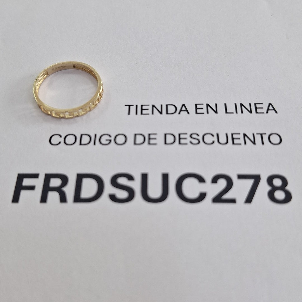 ANILLOS DAMA ORO 14K 1 (NUEVO)