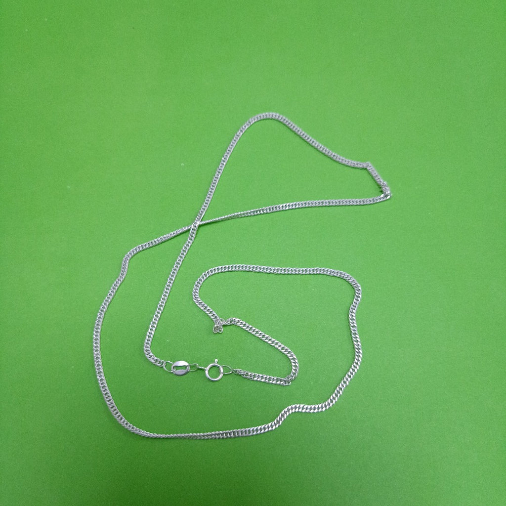 CADENA BARBADA PLATA .925 50 CM 4.22 GR (NUEVO)