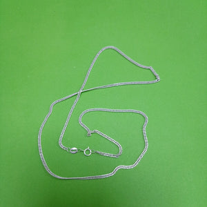 CADENA BARBADA PLATA .925 50 CM 4.22 GR (NUEVO)