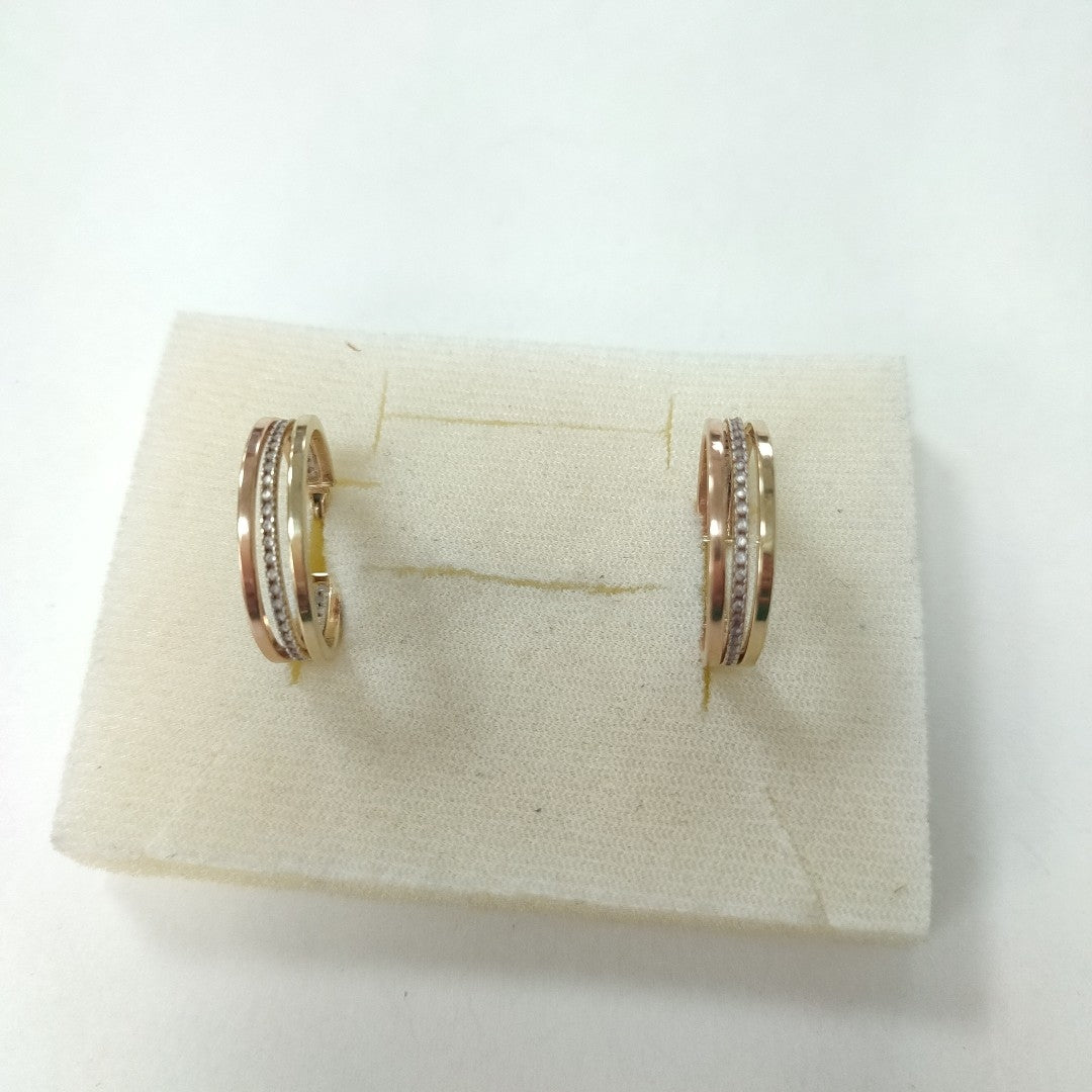 ARRACADAS PAR ORO 14 K 3.6 GRMS (SEMINUEVO)