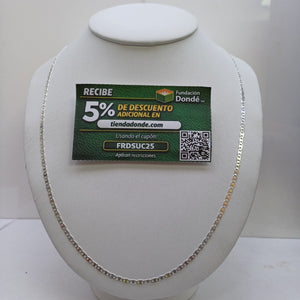 CADENA GUCHI PLATA .925 60 CM 5.52 GR (NUEVO)