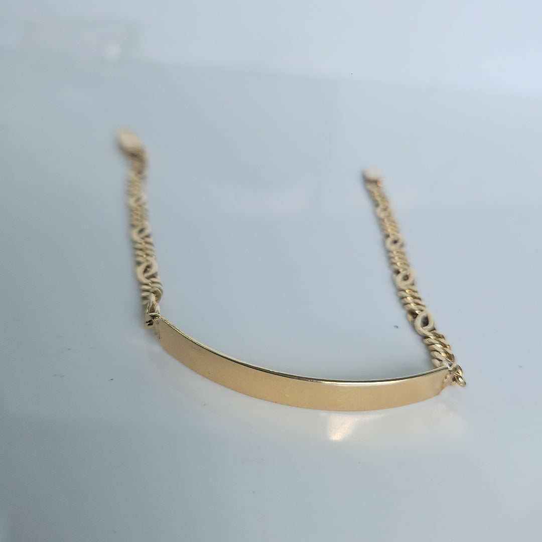 ESCLAVA ORO 14 K 10.3 GRMS (SEMINUEVO)