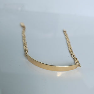 ESCLAVA ORO 14 K 10.3 GRMS (SEMINUEVO)