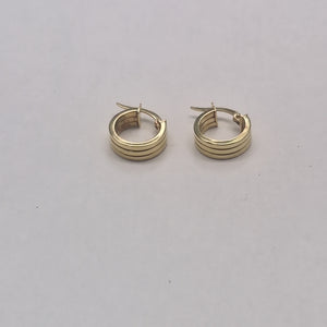 ARRACADAS PAR ORO 14 K 2.4 GRMS (SEMINUEVO)
