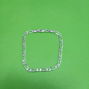 PULSERA TEJIDO 1X1 PLATA .925 18 CM 3.5 GR (NUEVO)