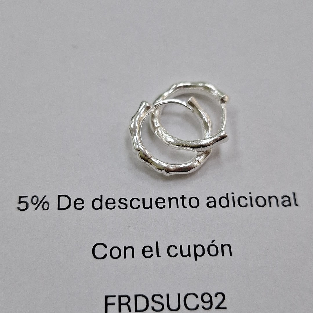 ARRACADAS ESPECIAL PLATA .925 2.9 GR (NUEVO)
