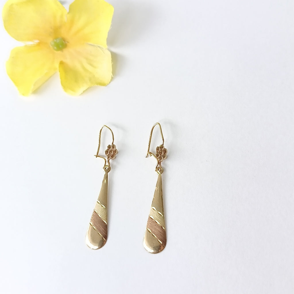 ARETES PAR ORO 10 K 1,50 GRMS (SEMINUEVO)