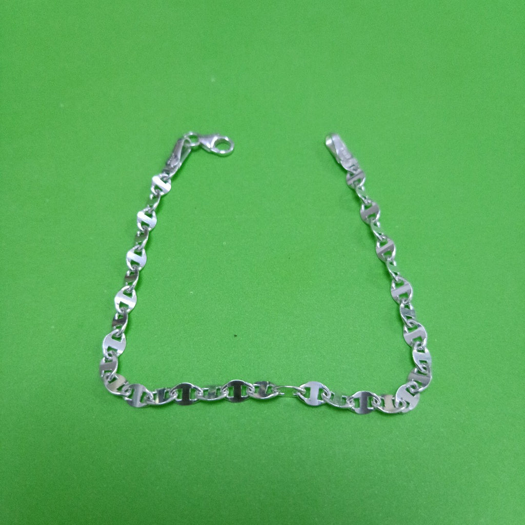 PULSERA TEJIDO ESPECIAL PLATA .925 18 CM 3.3 GR (NUEVO)