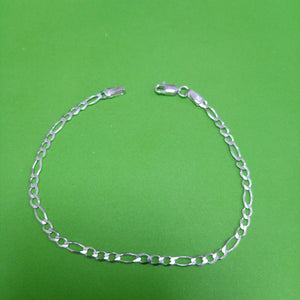 PULSERA TEJIDO 3X1 PLATA .925 21 CM 3.2 GR (NUEVO)