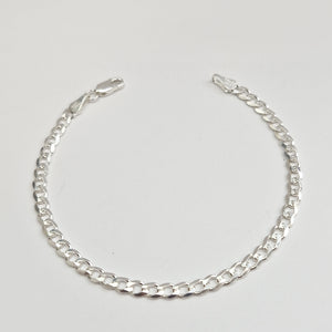 PULSERA BARBADA PLATA .925 18 CM 3.93 GR (NUEVO)