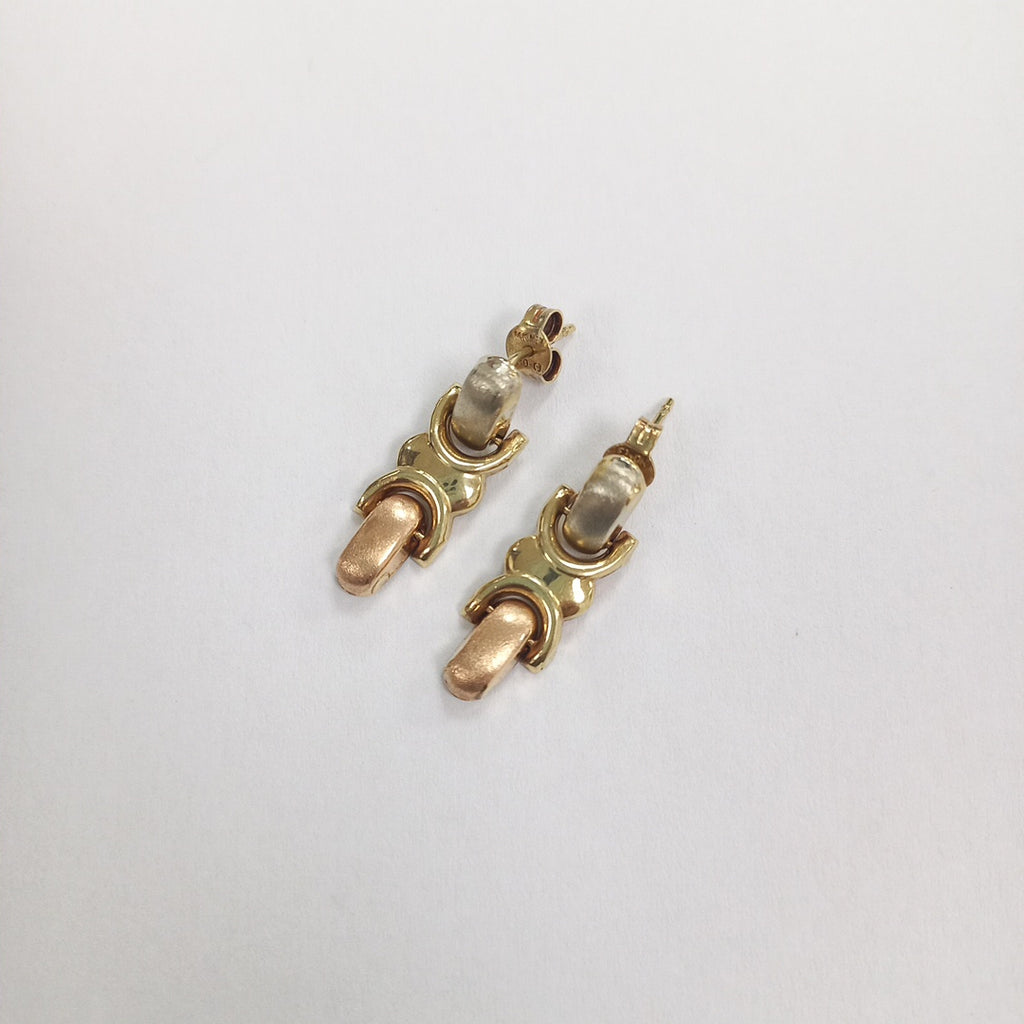 BROQUELES PAR ORO 14 K 3.2 GRMS (SEMINUEVO)