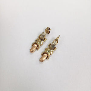 BROQUELES PAR ORO 14 K 3.2 GRMS (SEMINUEVO)