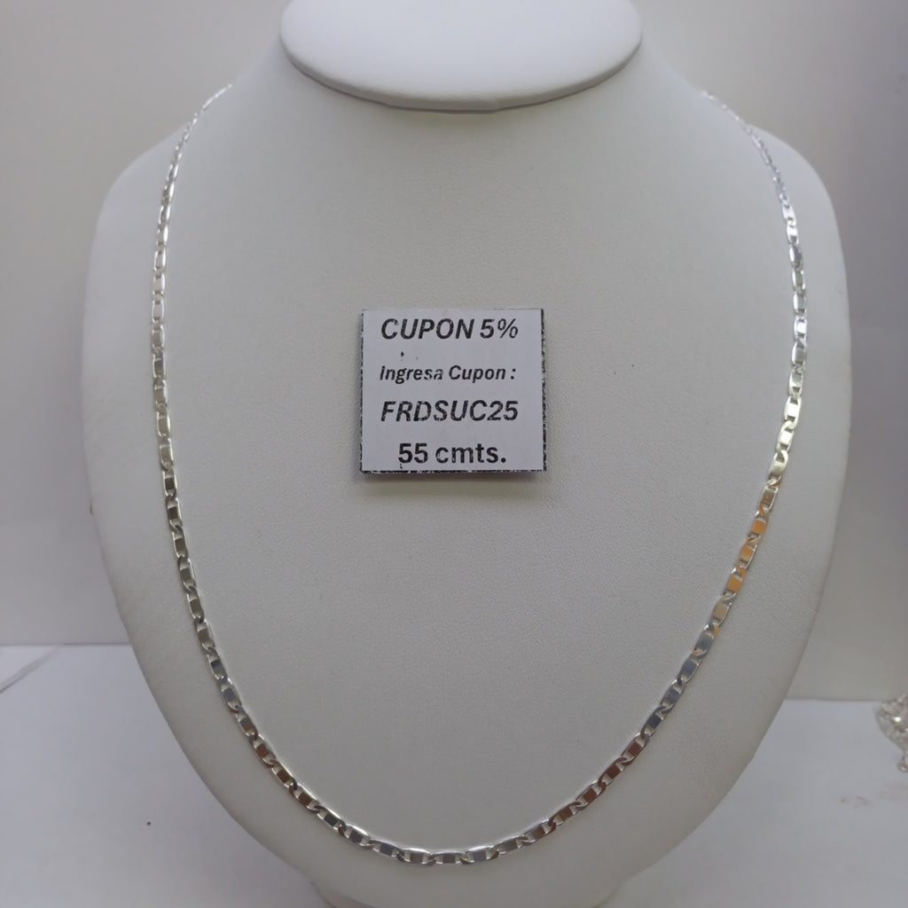 CADENA GUCHI PLATA .925 60 CM 10.73 GR (NUEVO)