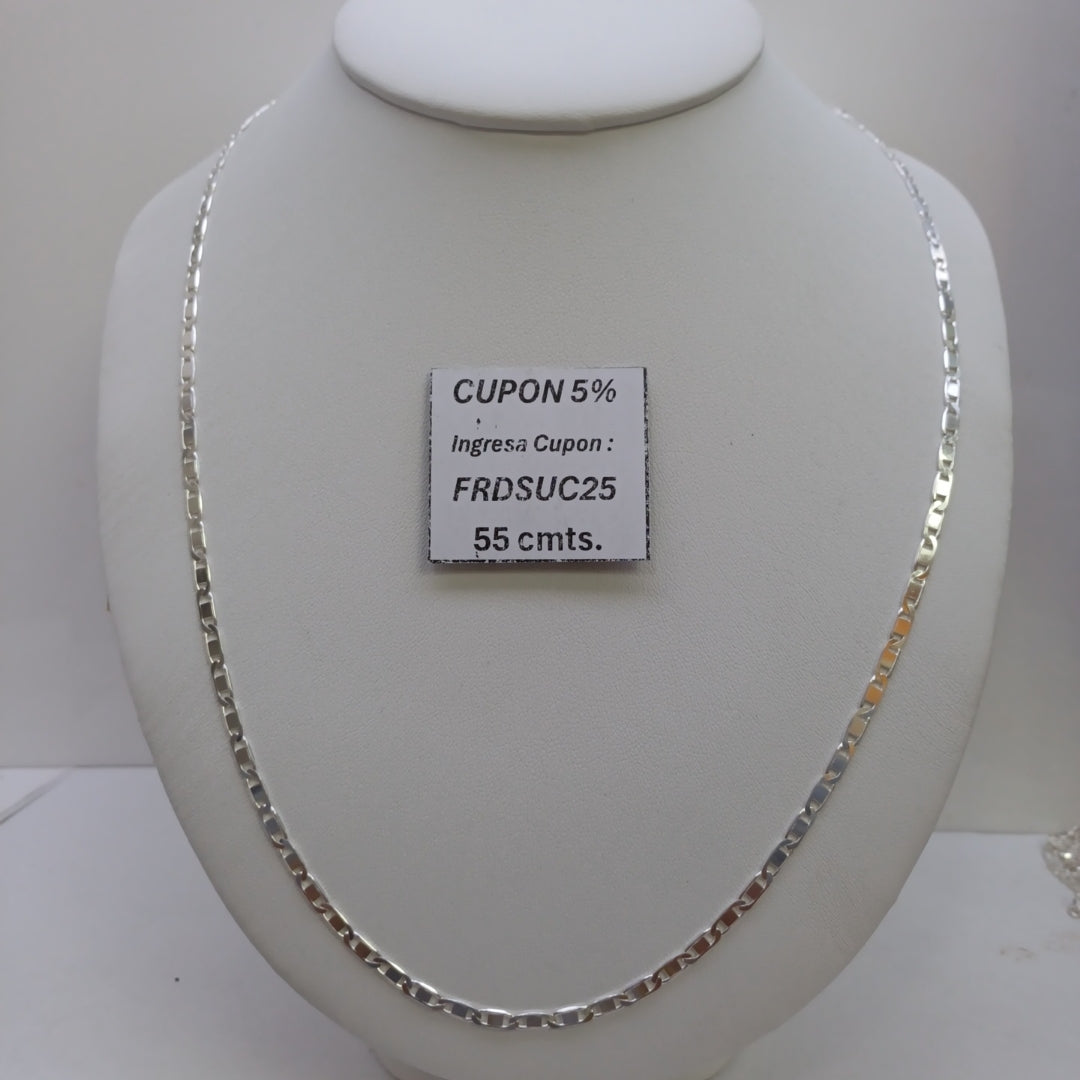 CADENA GUCHI PLATA .925 60 CM 10.73 GR (NUEVO)