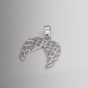 DIJE ALAS C/CIRCONIAS PLATA .925 2.3 GR (NUEVO)