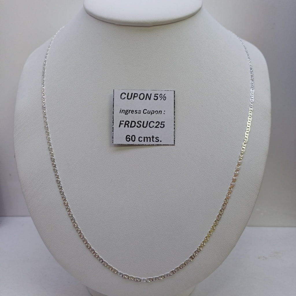 CADENA GUCHI PLATA .925 60 CM 4.22 GR (NUEVO)