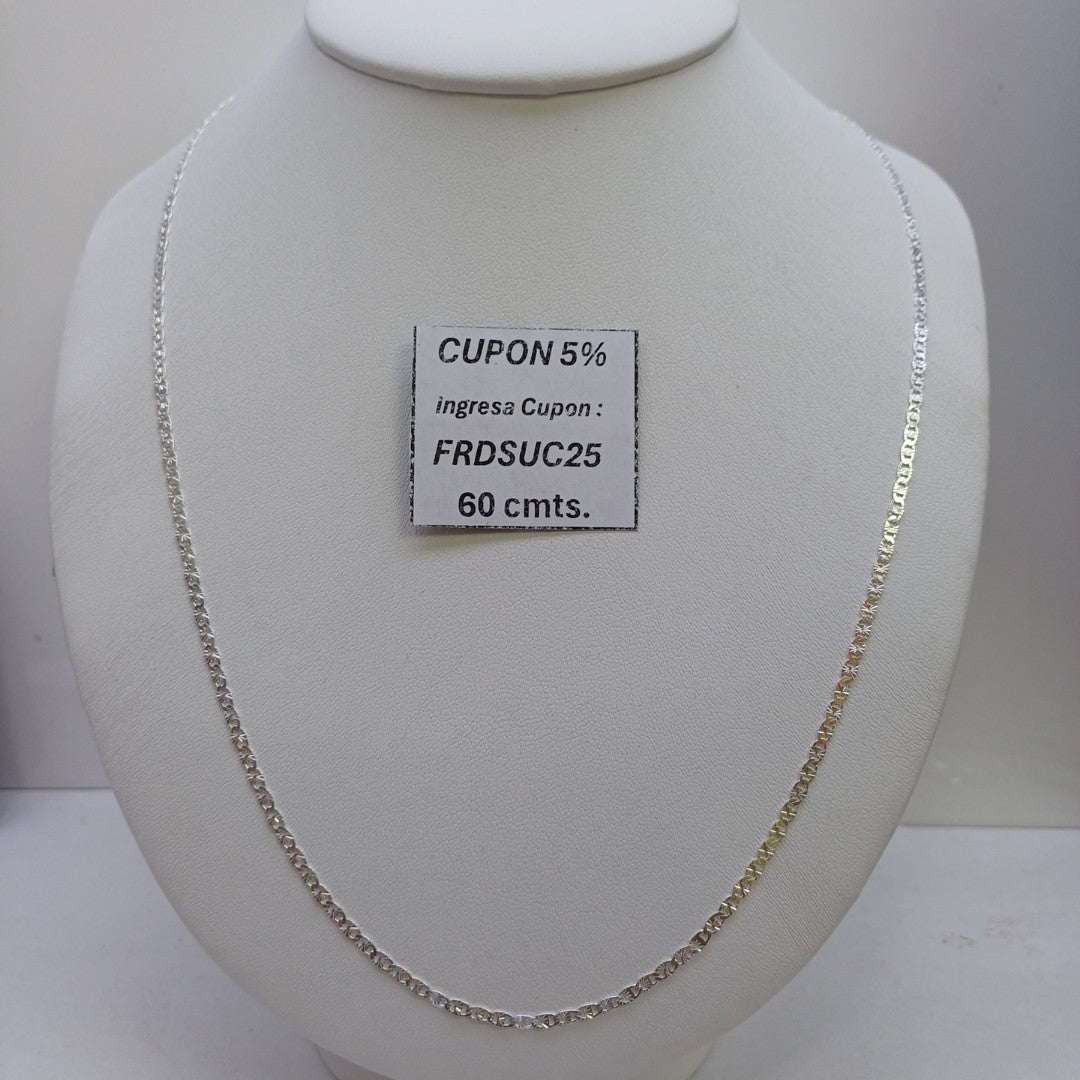 CADENA GUCHI PLATA .925 60 CM 4.22 GR (NUEVO)