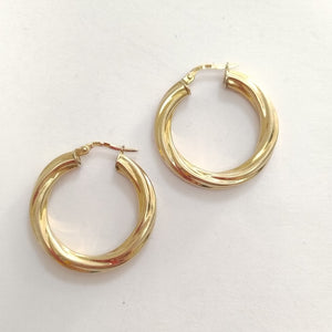 ARRACADAS PAR ORO 14 K 4,00 GRMS (SEMINUEVO)