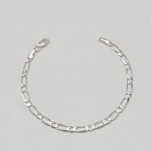 PULSERA TEJIDO 1X1 PLATA .925 18 CM 3.5 GR (NUEVO)
