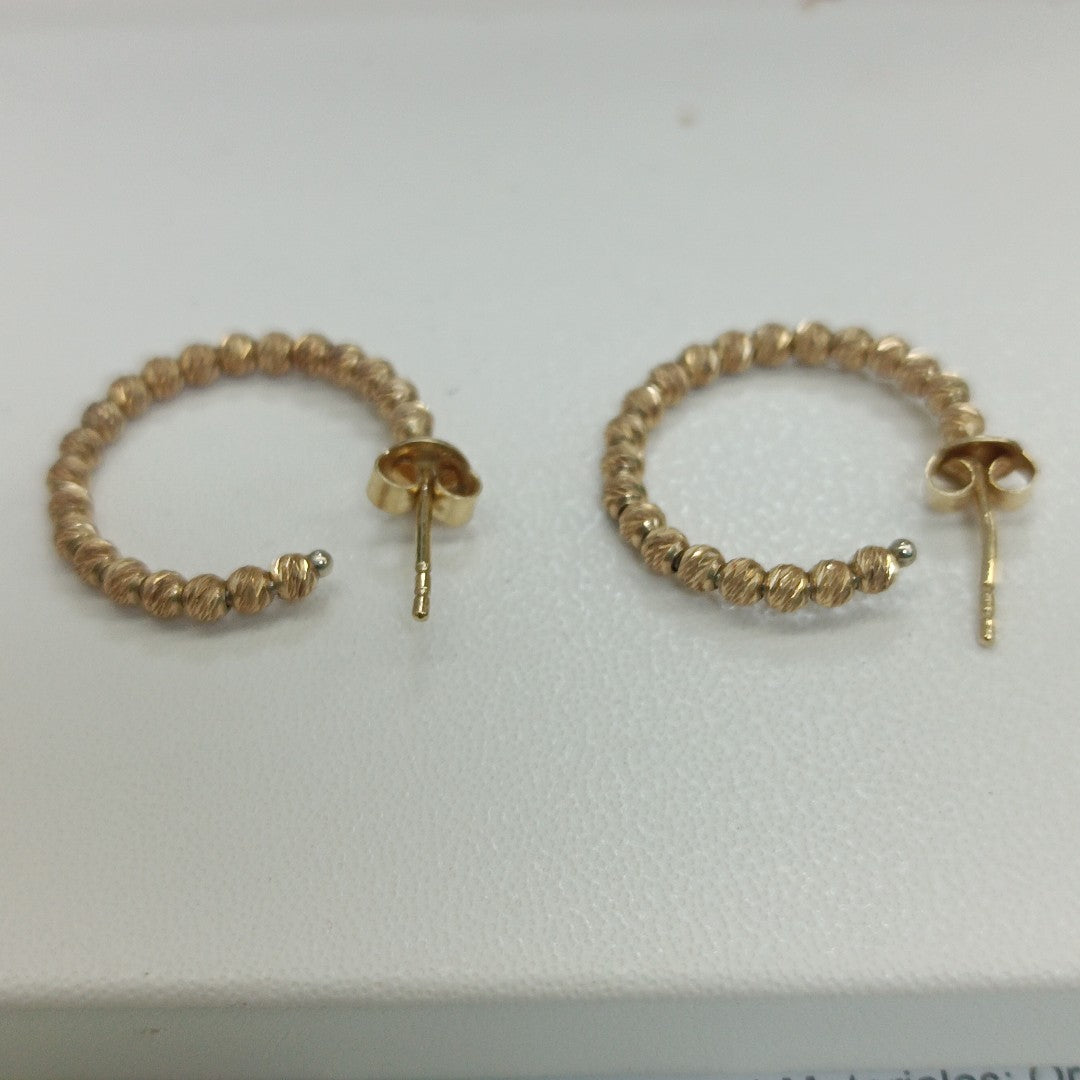 ARETES PAR ORO 14 K 2.8 GRMS (SEMINUEVO)