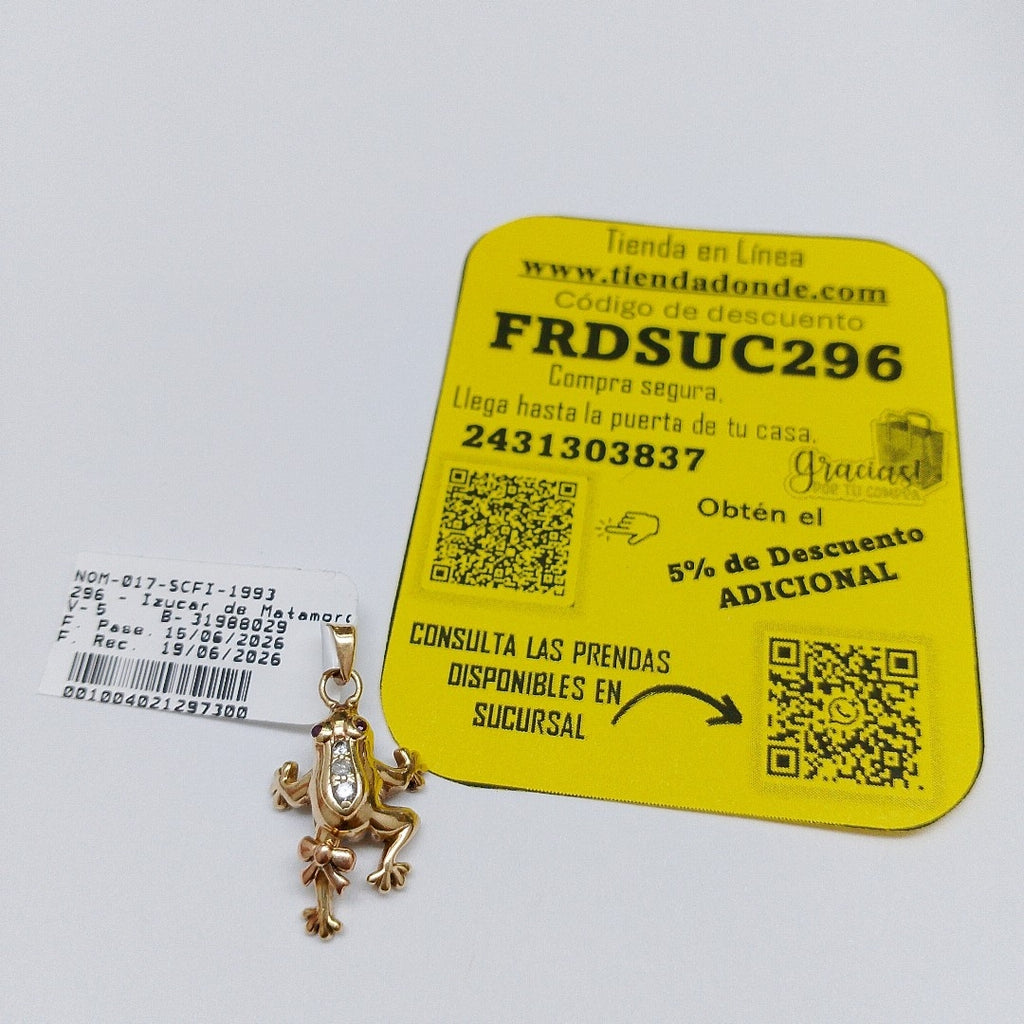 DIJE ORO 14 K 3.1 GRMS (SEMINUEVO)