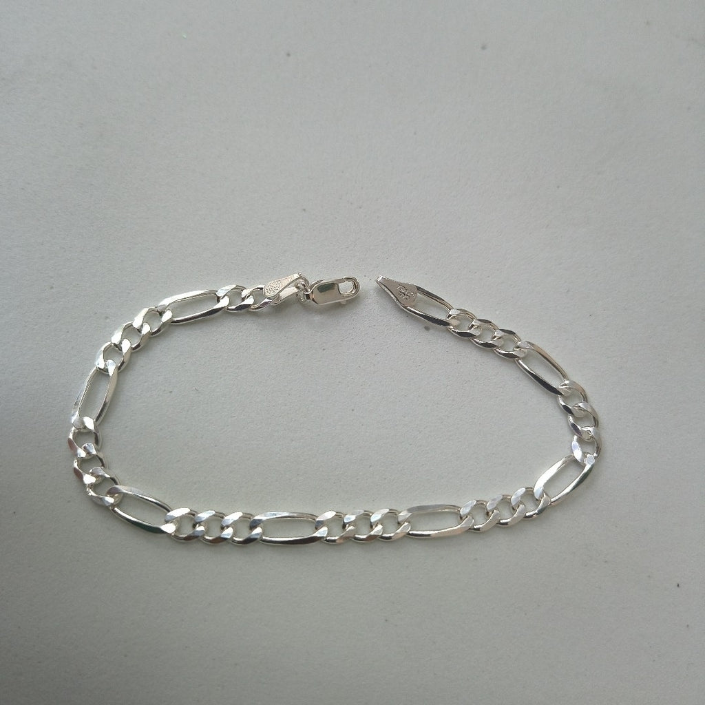 PULSERA TEJIDO 3X1 PLATA .925 18 CM 6 GR (NUEVO)