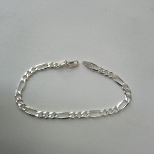 PULSERA TEJIDO 3X1 PLATA .925 18 CM 6 GR (NUEVO)