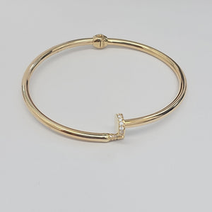 PULSERA CLAVO ORO 14K 6.2 (NUEVO)