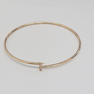 PULSERA CLAVO ORO 14K 2.8 (NUEVO)