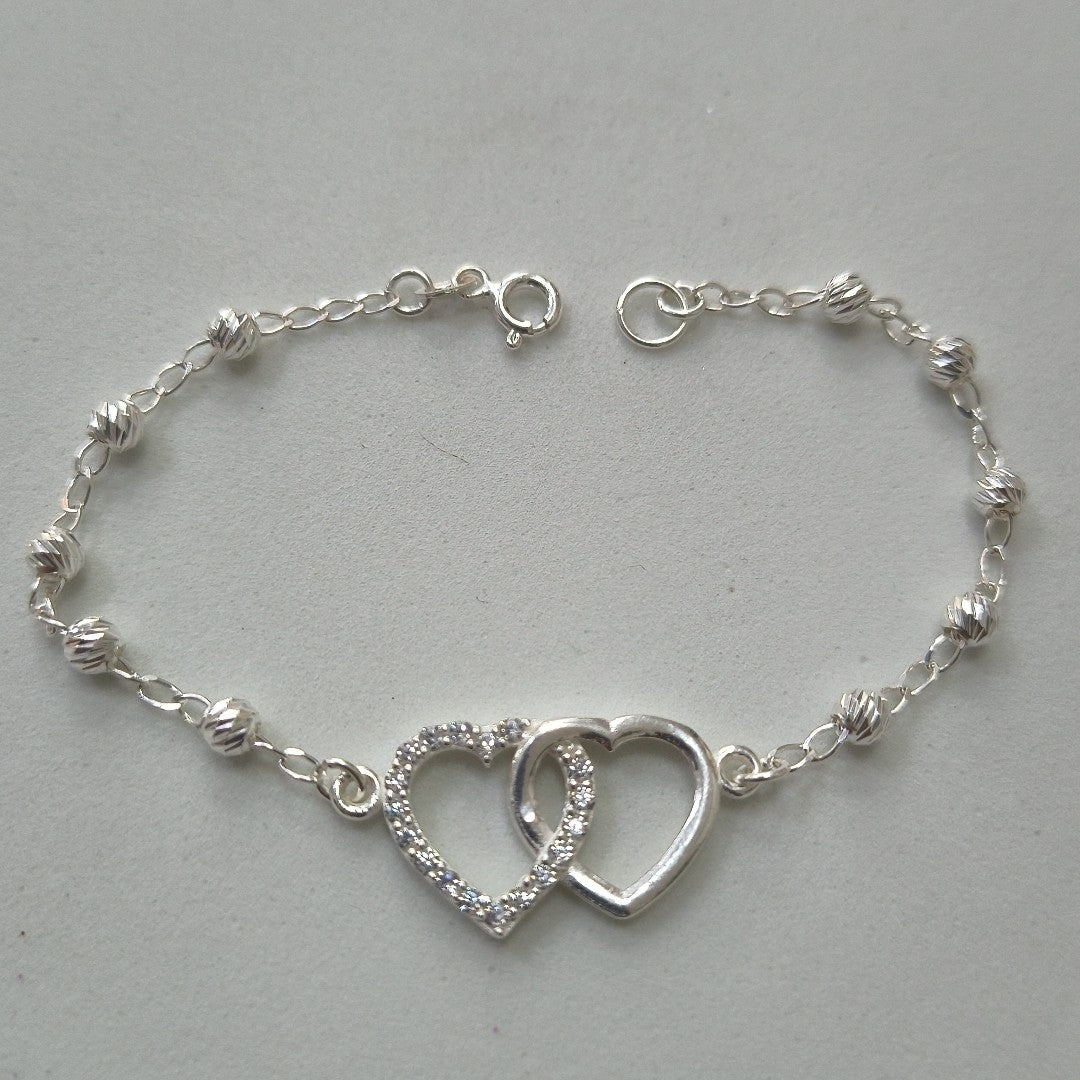 PULSERA TEJIDO TEJIDO ESPECIAL PLATA .925 18 CM 4 GR (NUEVO)