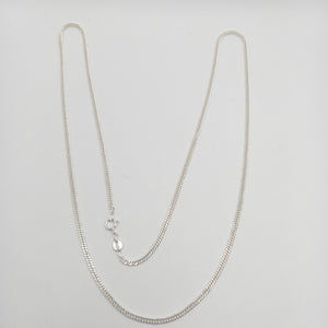 CADENA BARBADA PLATA .925 60 CM 4.82 GR (NUEVO)