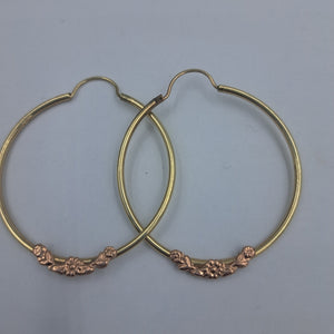 ARRACADAS PAR ORO 10 K 3.8 GRMS (SEMINUEVO)